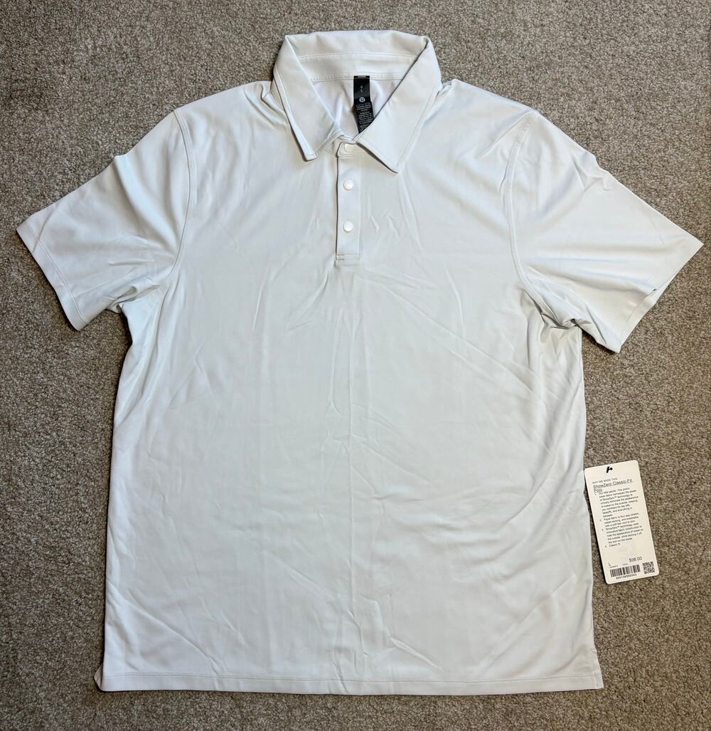 Lululemon ShowZero Classic Fit Polo Shirt Mens size Large NWT